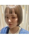 【favori 自由が丘】ハイライト＋ベージュボブ