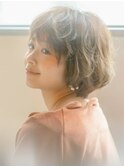 【emu井上信洋】ふわふわコットンパーマショートボブ【エミュ】