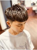 控えめクロップスタイル