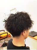 マッシュ×ツイストスパイラルパーマ