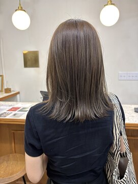 シエン 恵比寿(CIEN) くびれヘア/オリーブグレージュ/ミディアムレイヤー/恵比寿