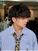 #MEN’S HAIR#サーフカール#刈り上げセンターパート#フェード