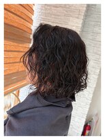 シーバイリリア(siie by LILIA)&nbsp;無造作なボブパーマスタイル