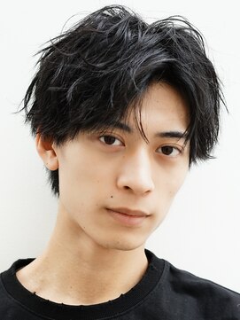 ゼンコー アオヤマ(ZENKO Aoyama) メンズカット波巻きパーマツイスパシャドウフェザー