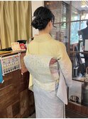 結婚式参列の着付け