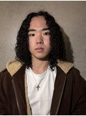 原宿/メンズ/ニュアンスパーマ/ブリーチ/メンズパーマ/学割U24/