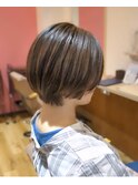 ナチュラルショートボブ