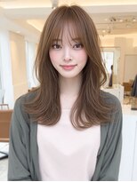 ダル 渋谷/表参道(DAL.)&nbsp;レイヤーカット髪質改善カラーブリーチなしダブルカラー韓国