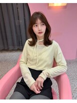 ボタン コロン 表参道 原宿(VOTAN COLON) くびれミディアム/ミディアムレイヤー/顔まわりカット