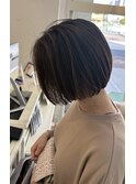 ハイライト/バレイヤージュ/ショートボブ/白髪ぼかし/脱白髪染め