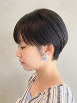 メラク バイ コア(Merak by CoRe.gn) 暗髪透明感耳掛けショート小顔ブリーチなしカット/夏カラー