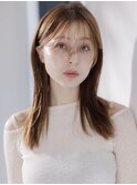ミルクティーブロンド/ダークブルー/デジタルパーマ/郡山172