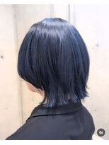 リアン(Lien)&nbsp;ボブウルフカット×ブルーブラックカラー