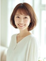 シャルマン 銀座(Charumante) 40代50代◎白髪ぼかしハイライト夏カラー髪質改善ボブ
