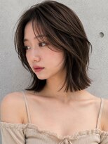 ベル 表参道店(Belle)&nbsp;【担当竹林】タッセルボブ カーテンバング 切りっぱなし 韓国