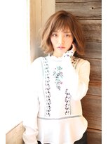 アース コアフュールボーテ 長野稲田店(EARTH coiffure beaute)&nbsp;ぬけ感カジュアルボブ