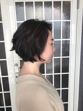 グリー ヘアープロデュース(Gree hair produce) ルーズパーマショートボブ