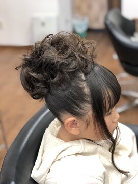 ノブレ美容室観音寺店 ふわふわアップスタイル