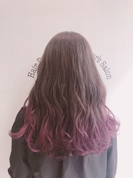 ヘアーアンドビュー ティーリタ 蕨(RITA) カシスピンクグラデーション〇愛されカラー