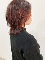 アスター(astar)&nbsp;【astar】ウルフショート　イルミナカラー　ピンクコーラル