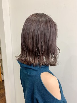 ルプラ カルム(le-pla Calme) 切りっぱなしラベンダーグレージュ/グレージュカラー20代30代