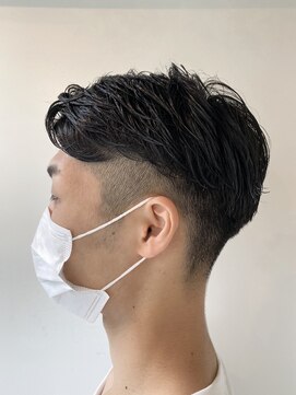 ミラバイグリーン(Mira by green) フェード×七三オールバック