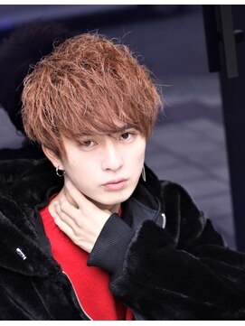 メンズフィール 南森町(MENS FEEL) 束感ヘア★スリークショートハイトーンカラーツーブロック