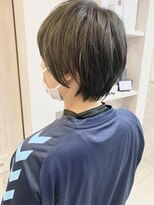 キャアリー(Caary)&nbsp;福山市美容室Caary人気 スッキリクールなショートスタイル