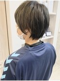 福山市美容室Caary人気 スッキリクールなショートスタイル