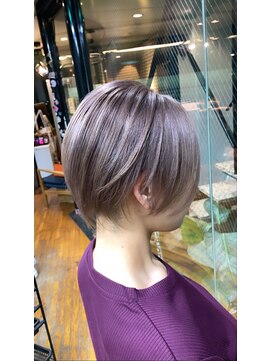 ラフ 難波店(LAFF) #黒髪#ボブルフ#ネビージュ#小顔#ワンレン