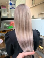 ラフ 難波店(LAFF)&nbsp;#黒髪#ボブルフ#ネビージュ#小顔#ワンレン