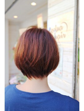 エコルアヘアー 西口(ecolua hair) ショートボブ×ピンクバイオレット
