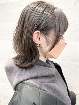 ガレリアエレガンテ 名駅店(GALLARIA Elegante) 【GALLARIA長谷川美妃】大人かわいいくびれヘア×透明感ベージュ