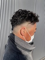 アンチ ブーン(ANTI boon)&nbsp;フェード×スパイラルパーマ