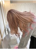 10代20代/ピンクベージュ ブリーチ/ロング