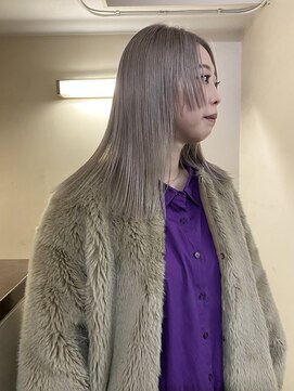 ソイ 下北沢(soi) ハイトーングレージュのパツンとロング