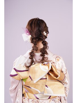 フォトリンクキポ 日本橋(Photo link ki.po) 編み込みツインテール