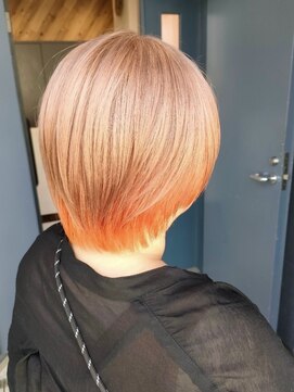 リリー シブヤ(Lilly shibuya) 【Lilly渋谷】#オレンジ#インナー#カラーバター#学割U24#韓国