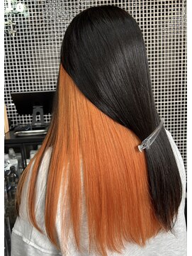 アン(un.) インナーカラー　オレンジ♪ 杉浦一樹