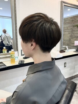 レガロヘアアトリエ(REGALO hair atelier) マッシュショート/オリーブカラー【水戸/赤塚】