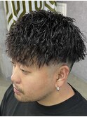 ツーブロフェードツイストパーマ[相模大野/メンズ/町田]