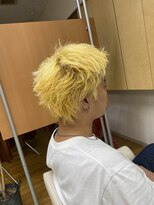 マキシム ナカイ(MAXIM NAKAI)&nbsp;金髪ブリーチ抜きっぱなしスパイキーショートアップバング