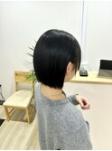 ボブ×美髪矯正