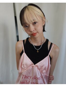 グリフィカ(grifica) アシンメトリー　ブリーチカラー