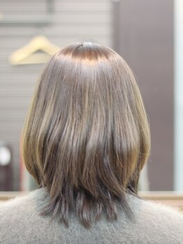 美容室 ドリームスタイル 大垣店の写真/『こんなに明るいのに白髪染めなの?!』リピート率92.4%の極上カラーコースこだわりのアッシュを実現!