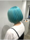 爽やかニュアンスカラー　ミントグリーン
