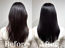 カラーと髪質改善が同時施術できる！髪質改善メテオカラーをご紹介◎【Before→After】