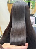 ナチュラルブラウン×髪質改善トリートメント