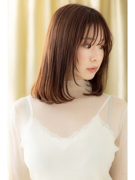 カバーヘア ブリス 志木南口駅前店(COVER HAIR bliss) 透けバング姫カットレイヤーワンカールミディアムY志木20代30代