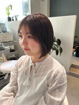 アム(amu) ボブ/ボブヘア/ミニボブ/内巻きボブ/顔まわりカット